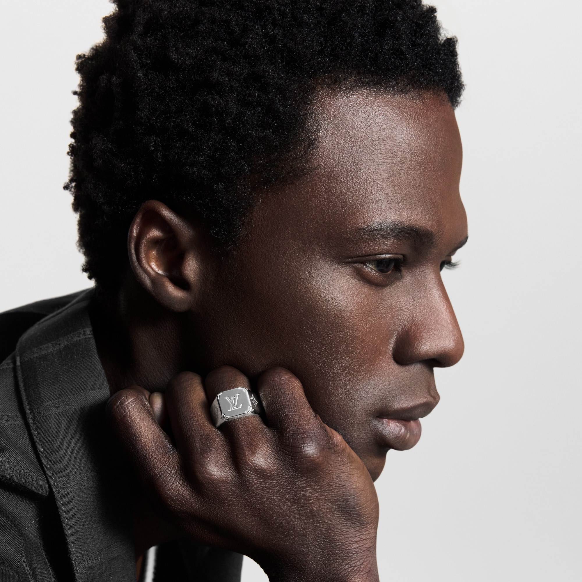 Monogram Signet Ring S00 - Men - Fashion Jewelry | LOUIS